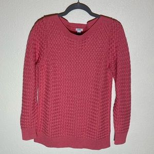 L.L. Bean Women's Tunic Sweater, Salmon, Size Medium